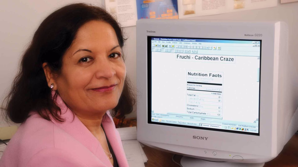 woman in front of a computer