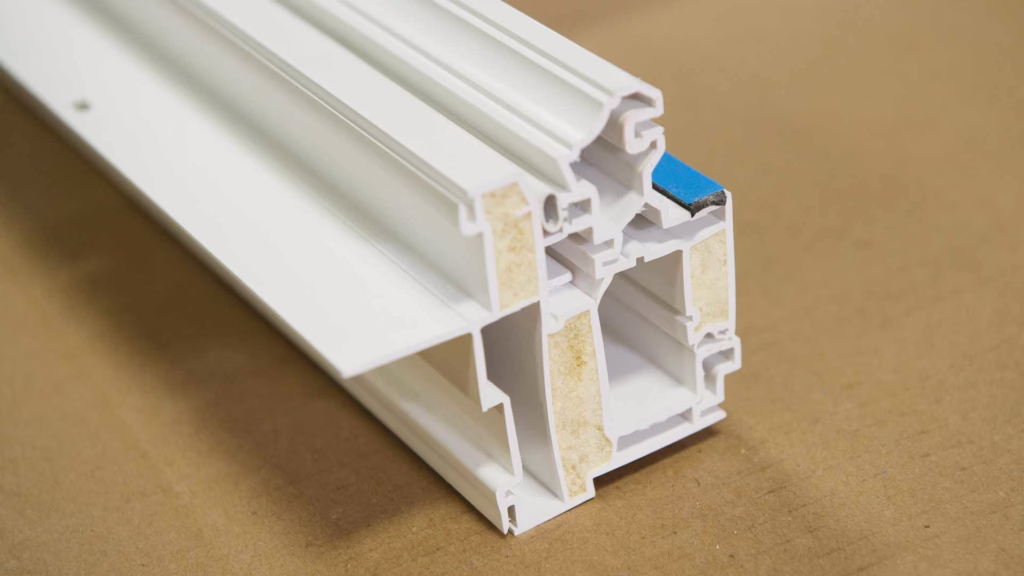 Soy-based insulation fills the frame of this Vector window, helping to improve the energy efficiency of the window.