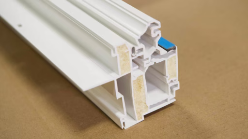 Soy-based insulation fills the frame of this Vector window, helping to improve the energy efficiency of the window.