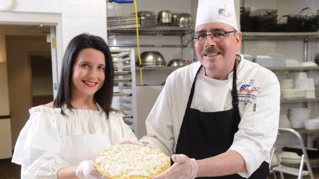 wendy hinnenkamp chef velarde making a chloe vegan pizza