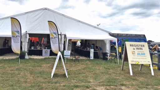 auri tent at Farmfest