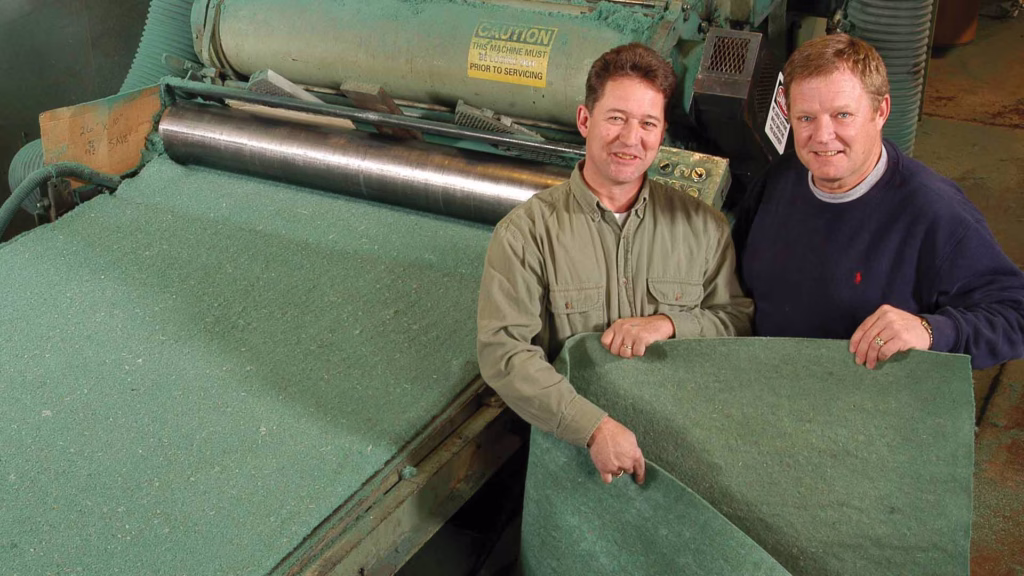 usa solutions holding green compostable swine mat