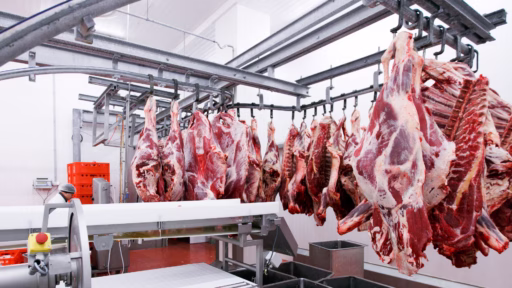 Photo of meat processing facility