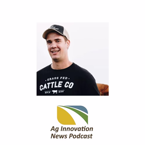 Photo of Jared Luhman and AURI podcast logo