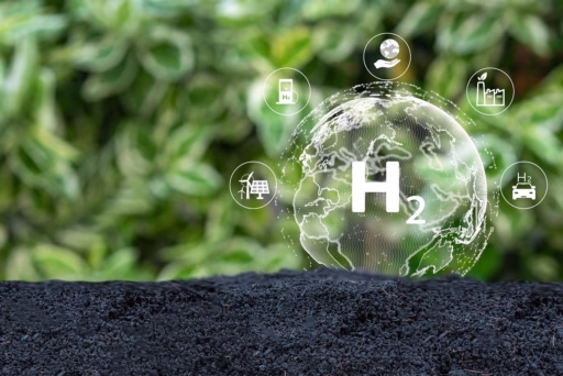 Graphic depicting Concept for clean hydrogen energy