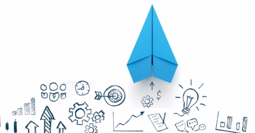 Graphic depicting doodles and idea generation