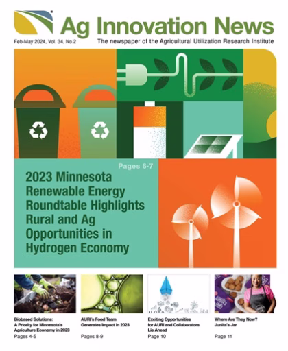 Cover of February 2024 issue of Ag Innovation News newspaper